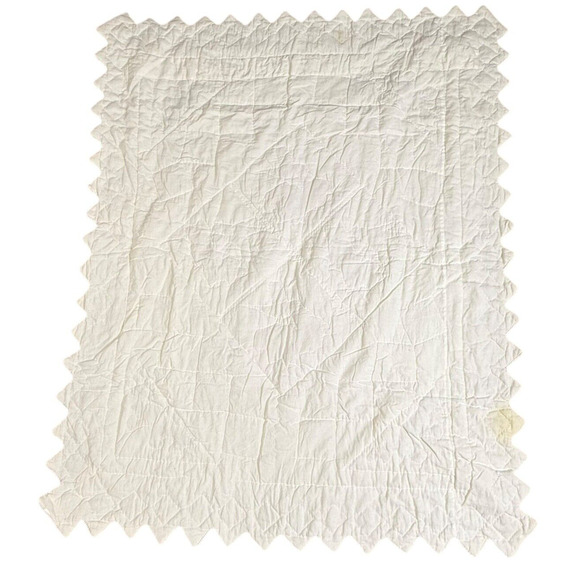 Handmade Machine Stitched Quilted Throw Hummingbird Cottage Garden 46 x 58 Stain - Picture 5 of 14